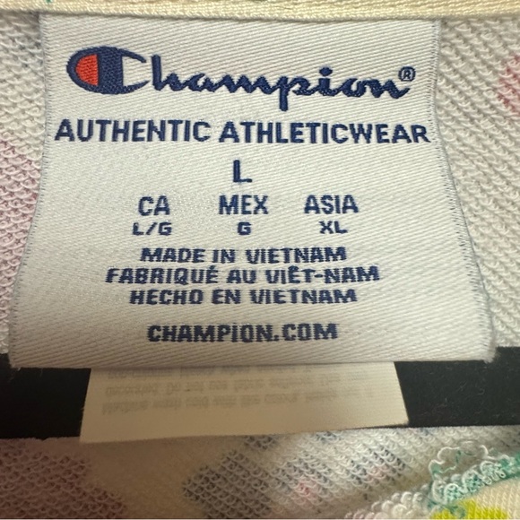 Champion Cropped Floral Crewneck Sweatshirt - Picture 3 of 8